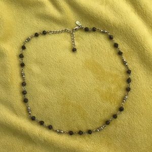 Silpada garnet and silver necklace